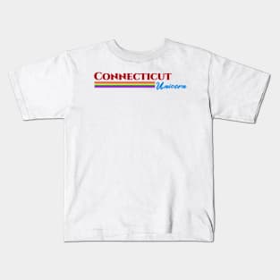 Connecticut Unicorn Gift Kids T-Shirt